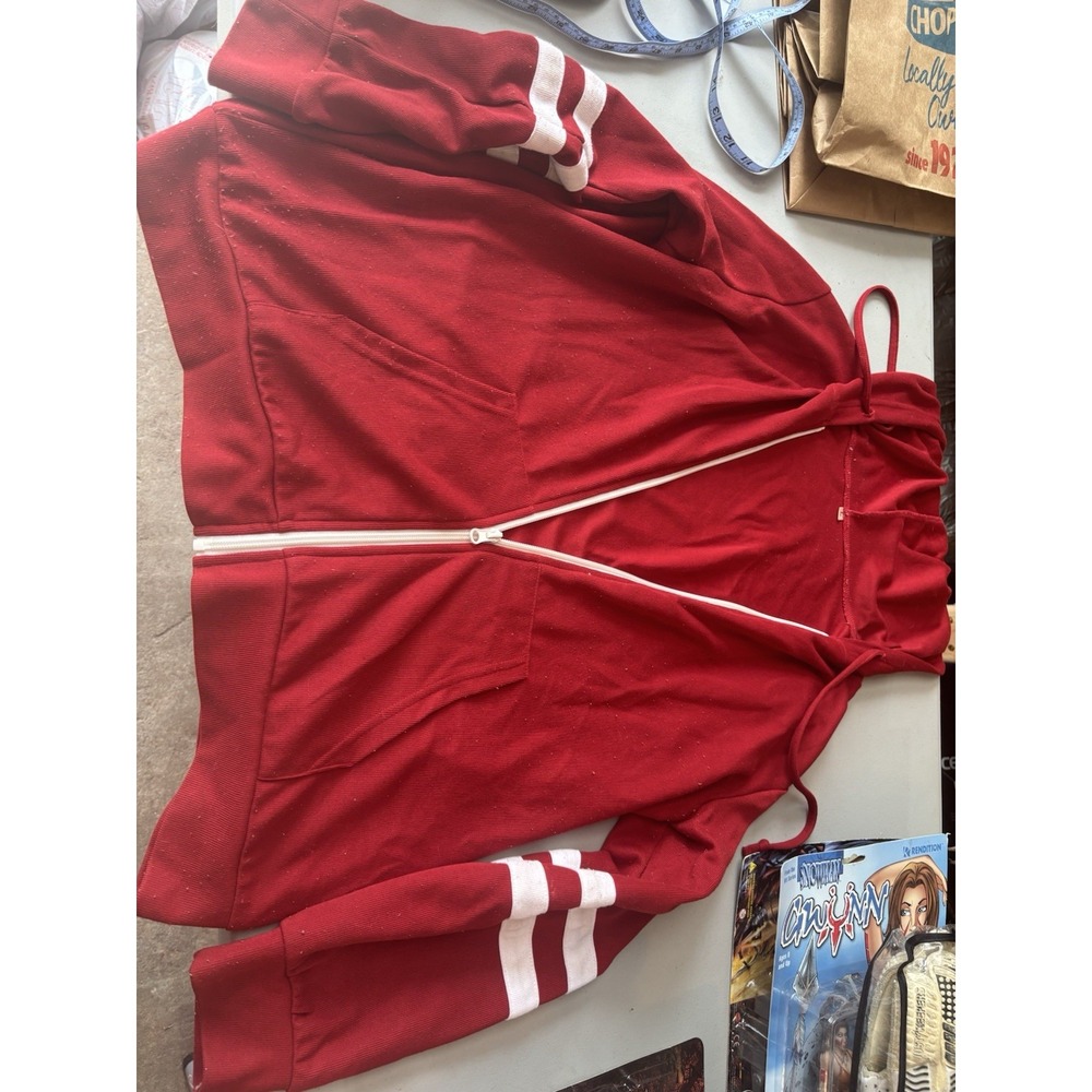 zipped Cardigan with hood Size L